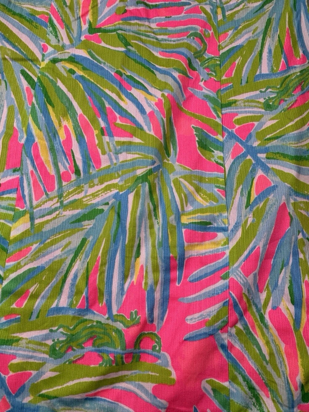 NWOT Lilly Pulitzer Mila Shift Dress Tiki Pink Royal Lime Pom Pom Sequins Size 6 - Picture 7 of 14